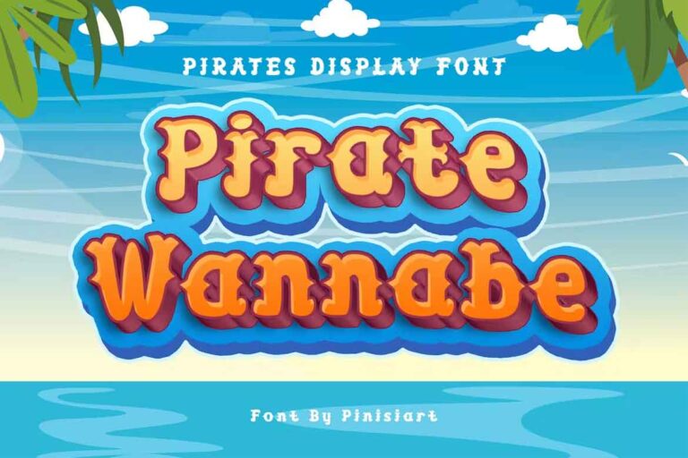 Pirate Wannabe Font