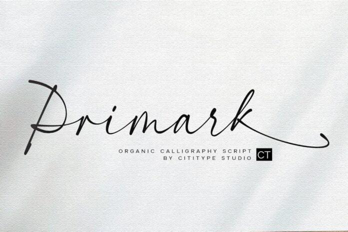 Primark - Organic Calligraphy Script