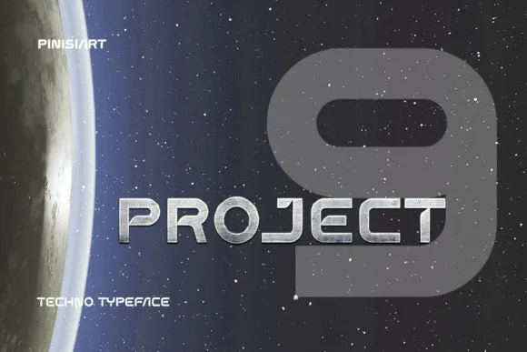 Project 9 Font