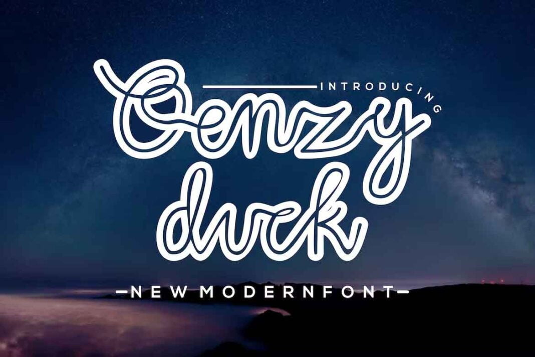 Qenzyduck Font