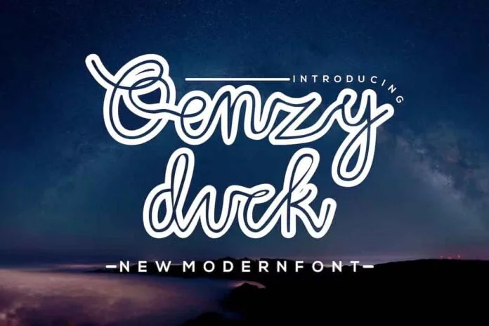 Qenzyduck Font Qenzyduck Font