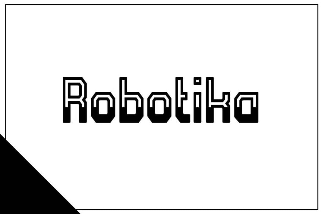 Robotika Font
