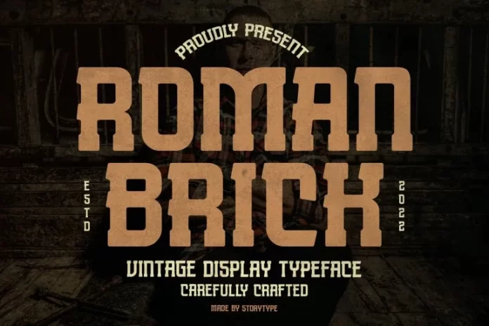 Roman Brick Font