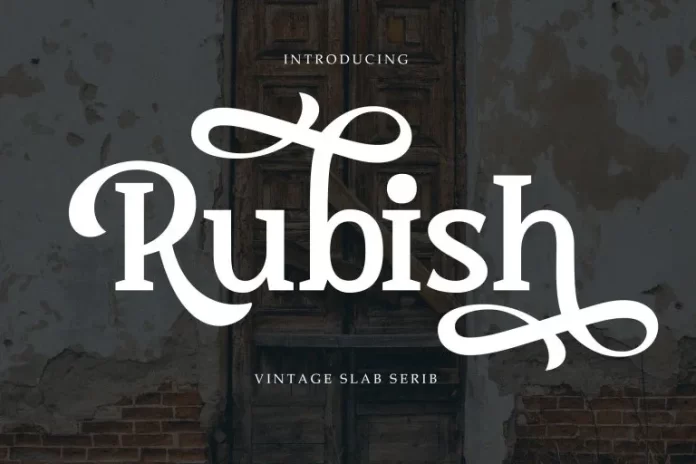 Rubish Font