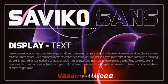 Saviko Sans Font Family