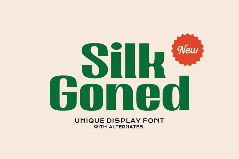 Silk Goned Font