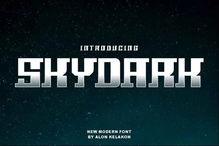 Skydark Font