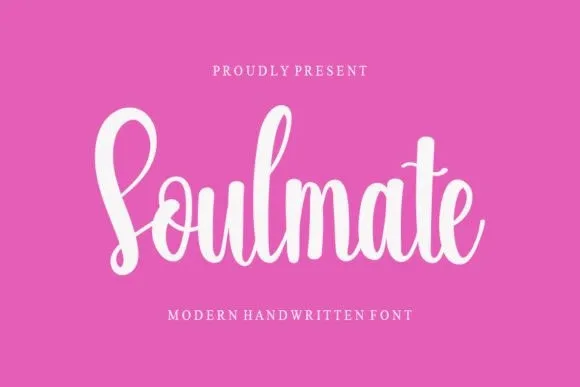Soulmate Modern Handwritten Font