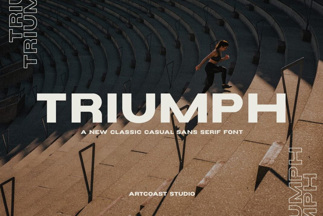 Triumph Wide Font