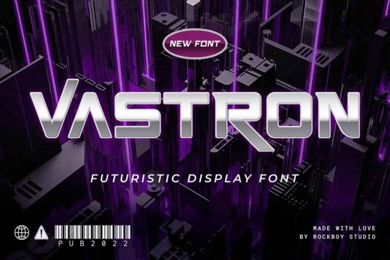 Vastron – Logo Font