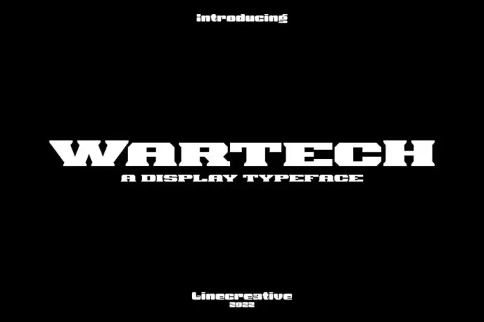 Wartech Font