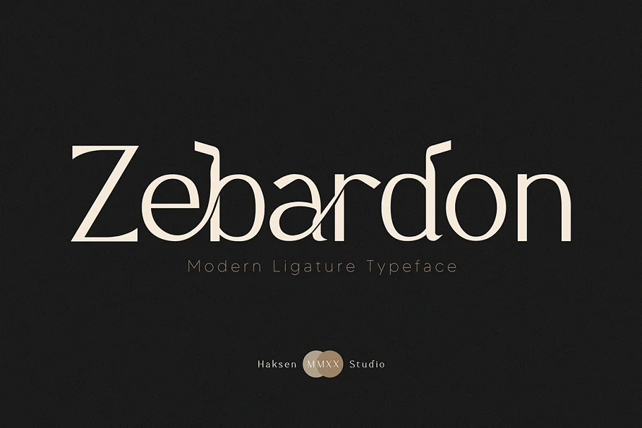 Zebardon Modern Ligature Font Zebardon Modern Ligature Font
