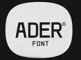 ADER Font