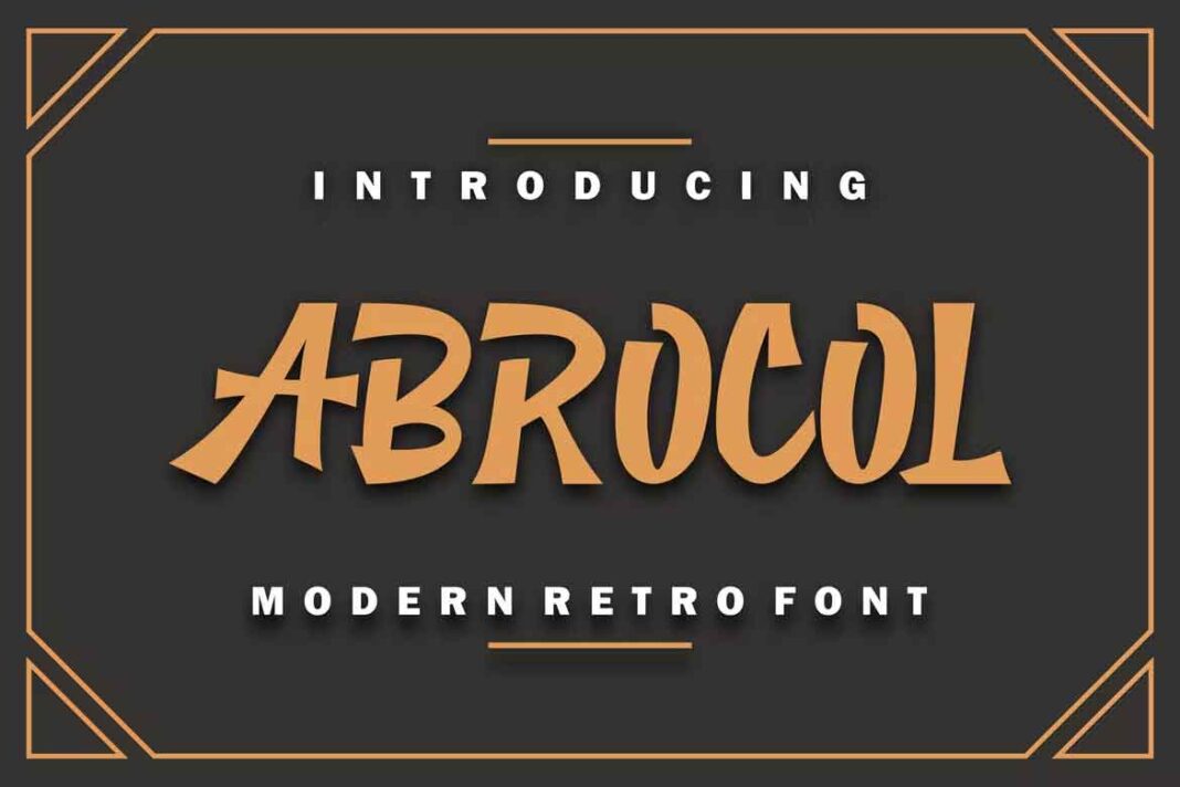 Abrocol Font