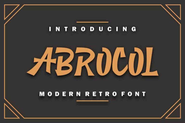 Abrocol Font
