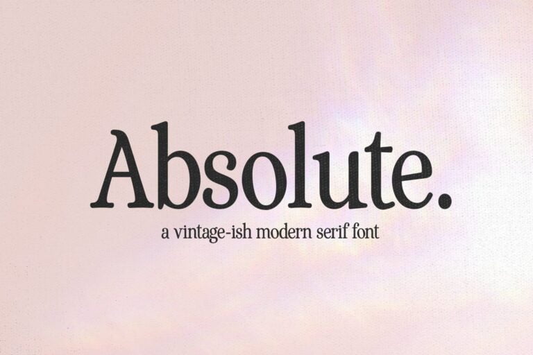 Absolute Font