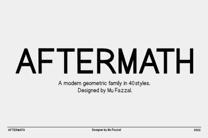 Aftermath Font