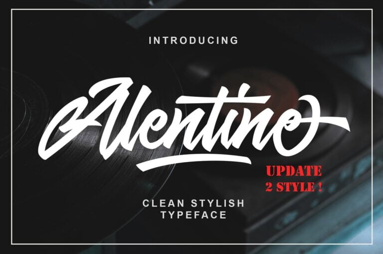 Alentine Typeface