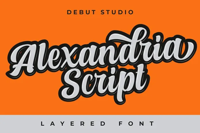 Alexandria Script Font