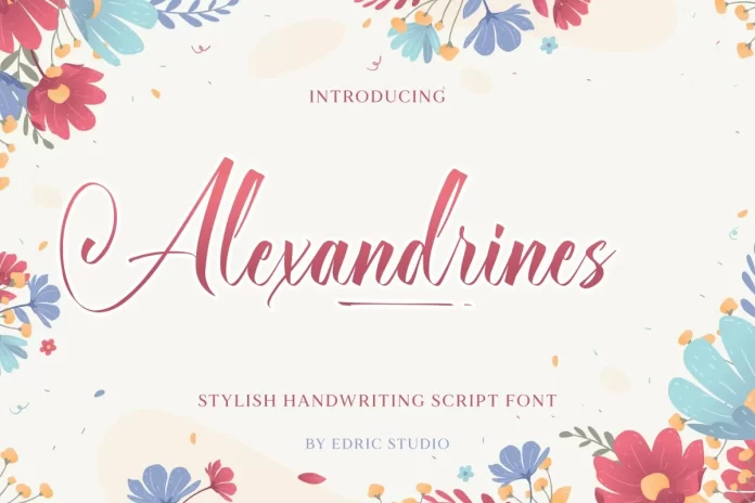 Alexandrines Font