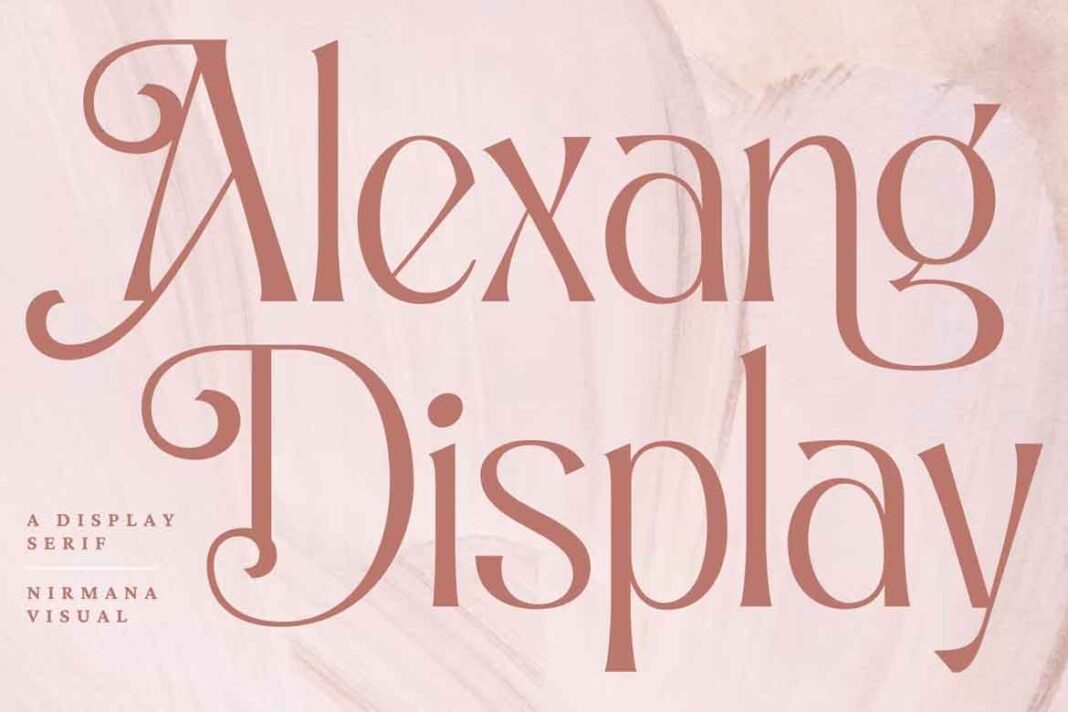 Alexang Display Font