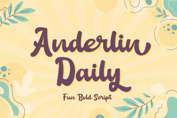 Anderlin Daily Font