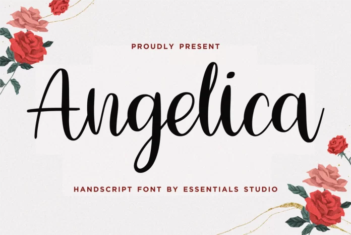 Angelica Script Typeface
