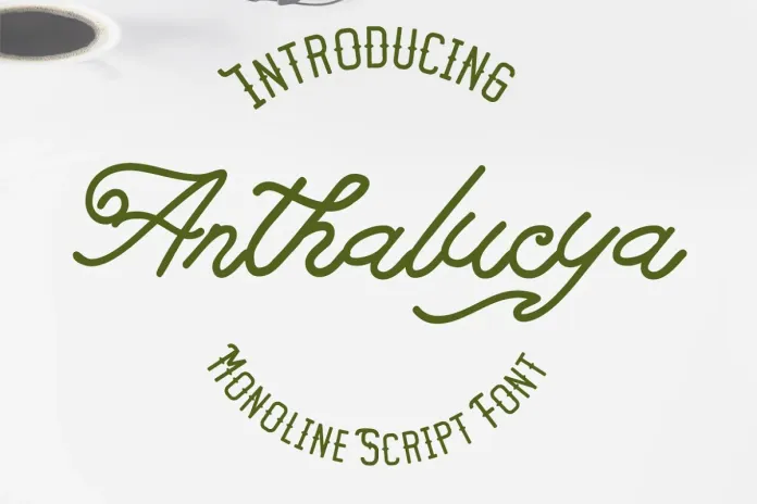 Anthalucya Font