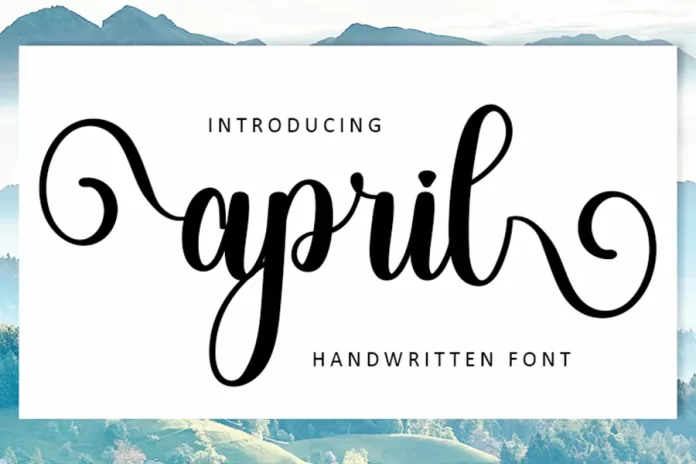 April Typeface