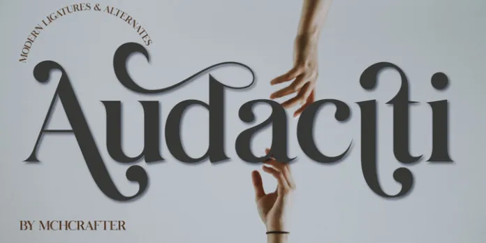 Audaciti Font