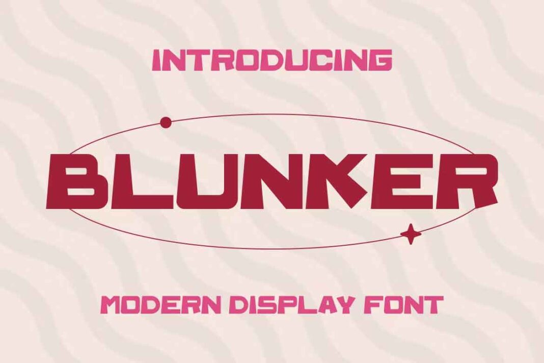 BLUNKER Font BLUNKER Font