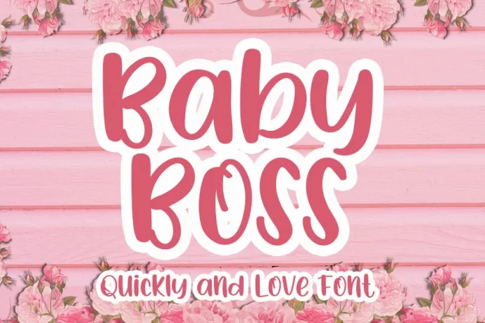 Baby Boss Font