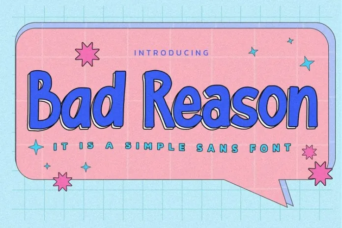 Bad Reason Font
