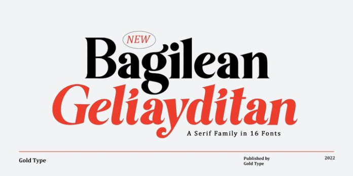 Bagilean Geliayditan Font