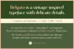 Belgato Font
