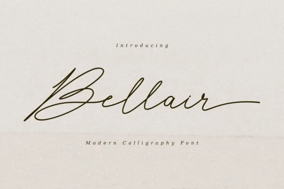 Bellair Font