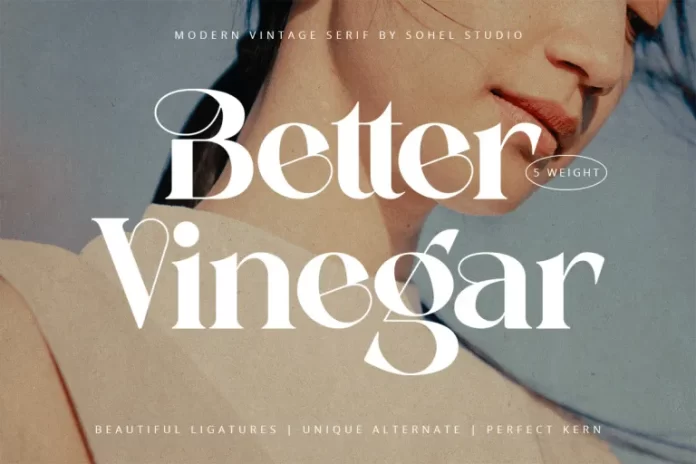Better Vinegar Font