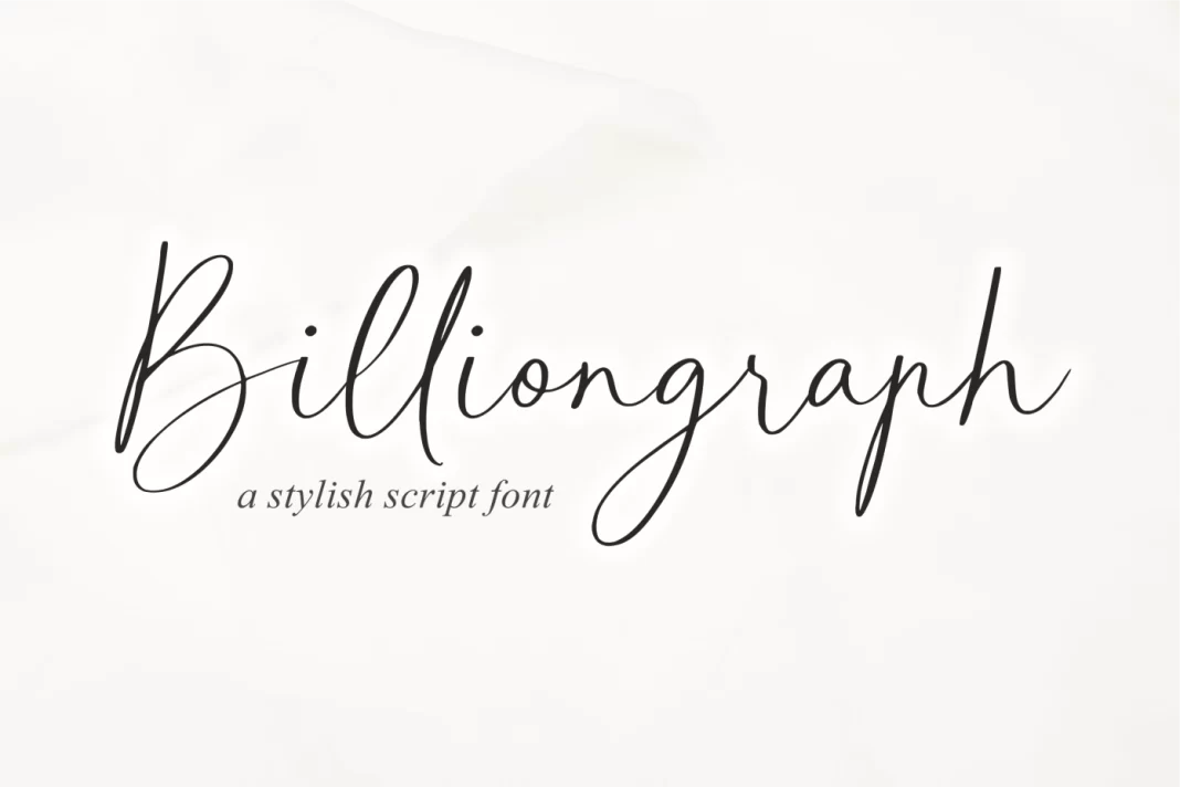 Billiongraph Font