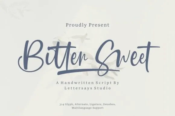 Bitter Sweet Font