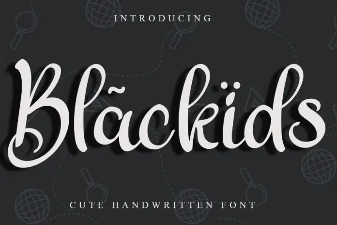 Blackids Font