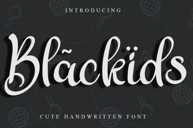 Blackids Font