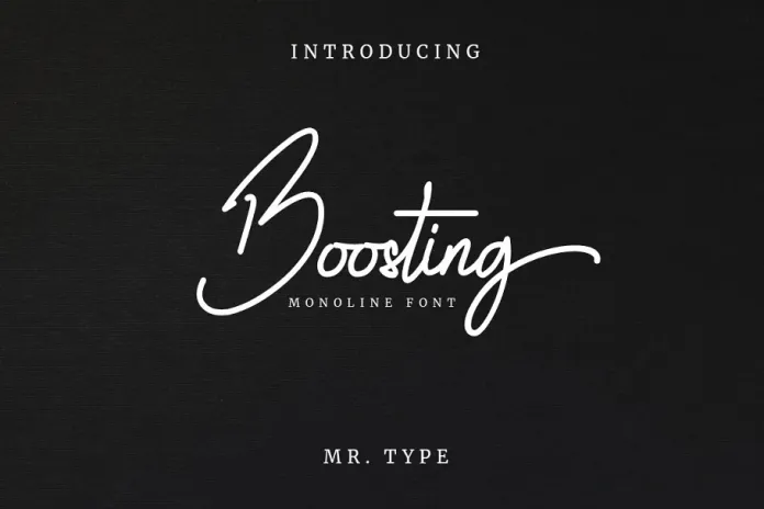 Boosting Font