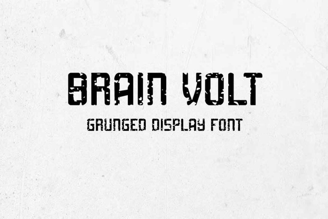 Brain Volt Font
