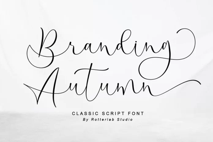 Branding Autumn Font