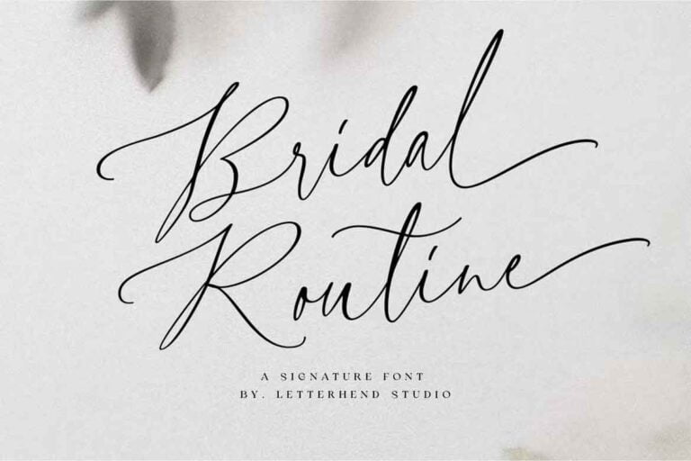 Bridal Routine Font