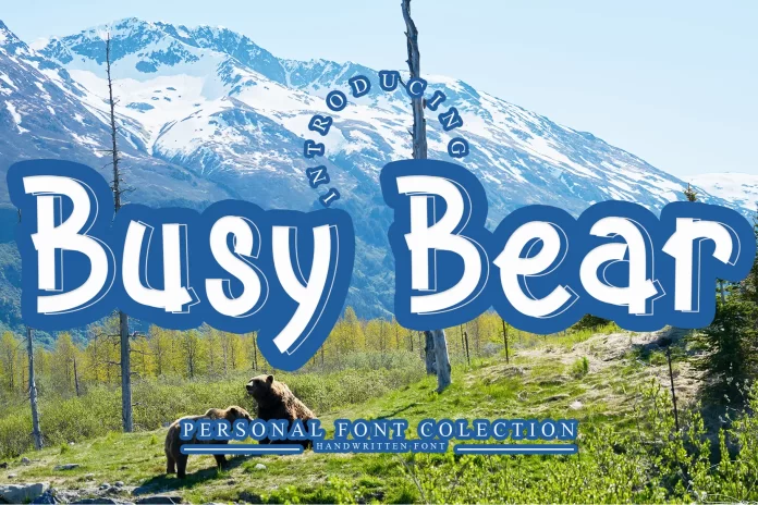 Busy Bear Font