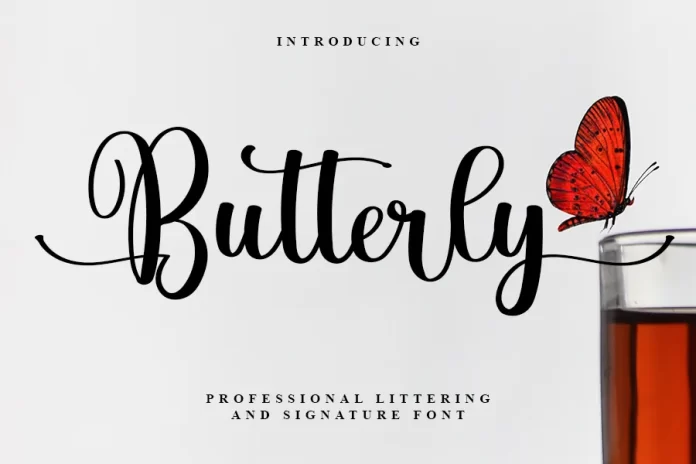 Butterfly Script Typeface