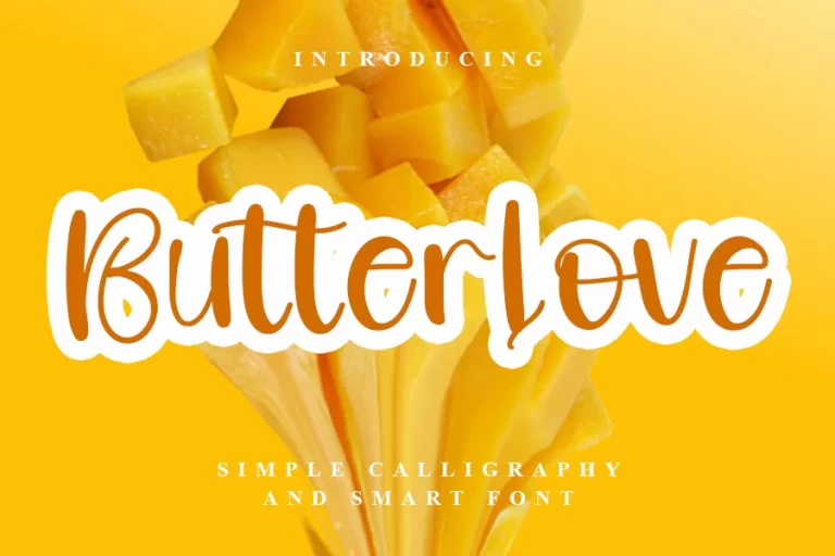 Butterlove Font
