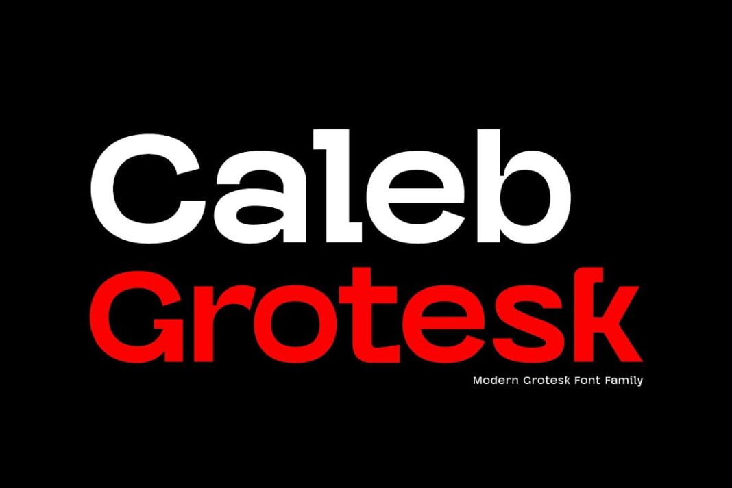 Caleb Grotesk Font Family