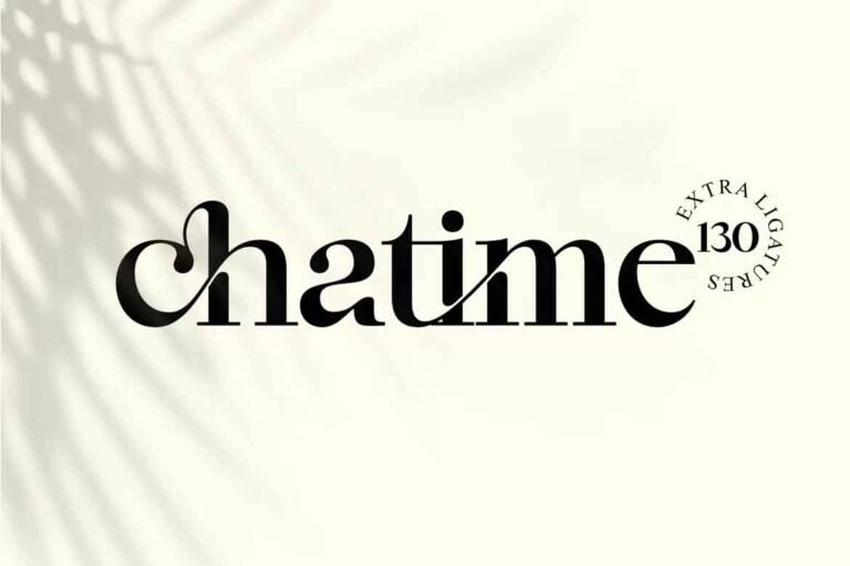 Chatime Font